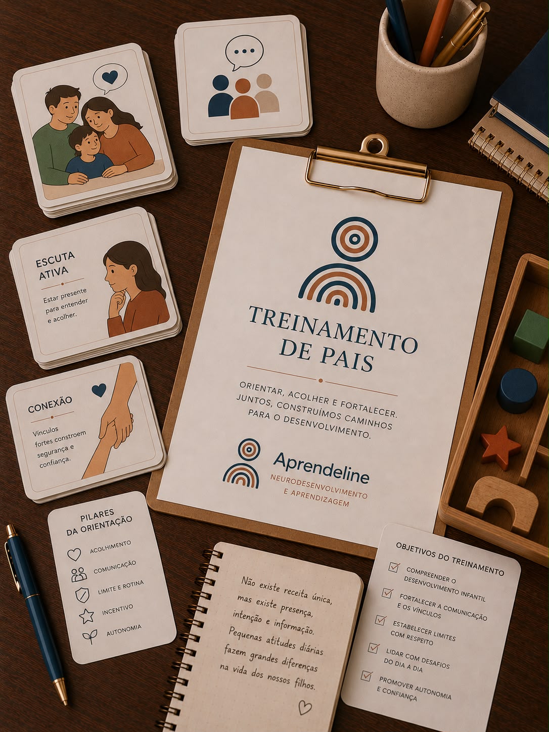 Material de Educação Parental da Aprendeline