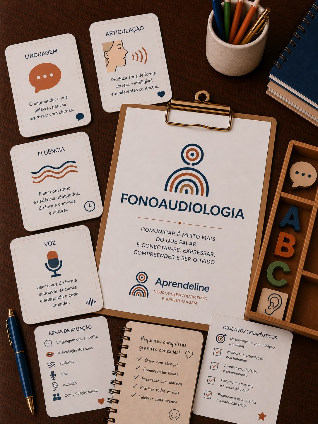 Material de Fonoaudiologia da Aprendeline